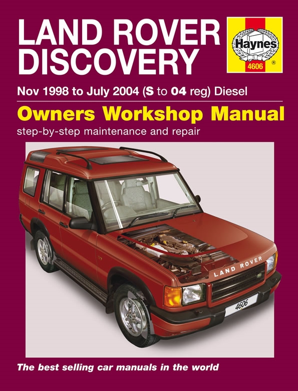 Haynes Manual - Land Rover Discovery diesel manual årg. 1998-2004